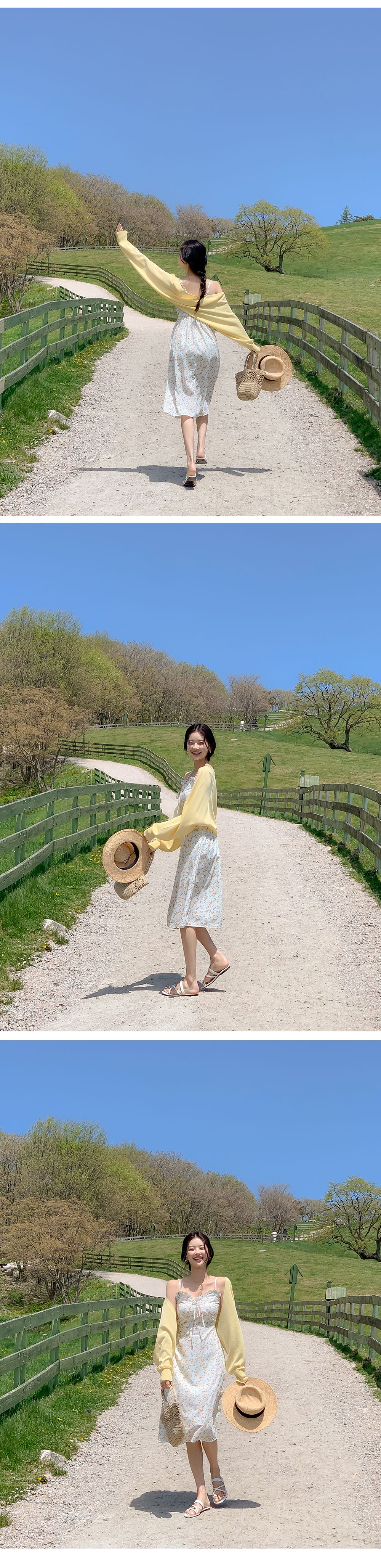 [🫰휴양지룩/여름볼레로] MADE 네오 썸머 크롭 니트 볼레로 가디건 상세 이미지 32