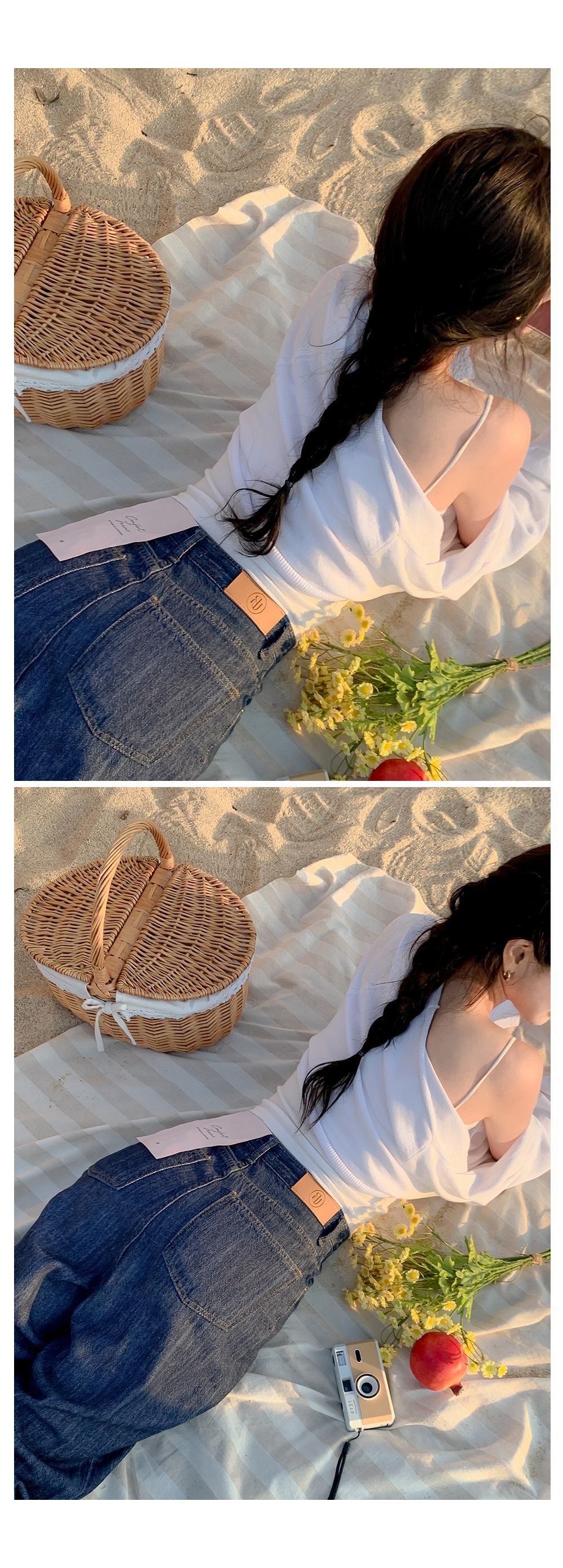 [🫰휴양지룩/여름볼레로] MADE 네오 썸머 크롭 니트 볼레로 가디건 상세 이미지 50