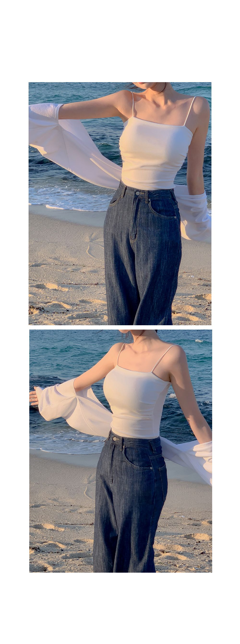 [🫰휴양지룩/여름볼레로] MADE 네오 썸머 크롭 니트 볼레로 가디건 상세 이미지 54