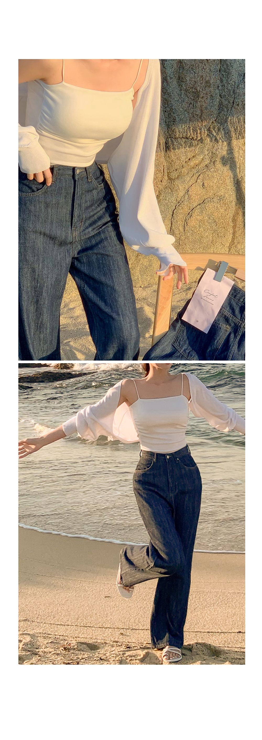 [🫰휴양지룩/여름볼레로] MADE 네오 썸머 크롭 니트 볼레로 가디건 상세 이미지 60