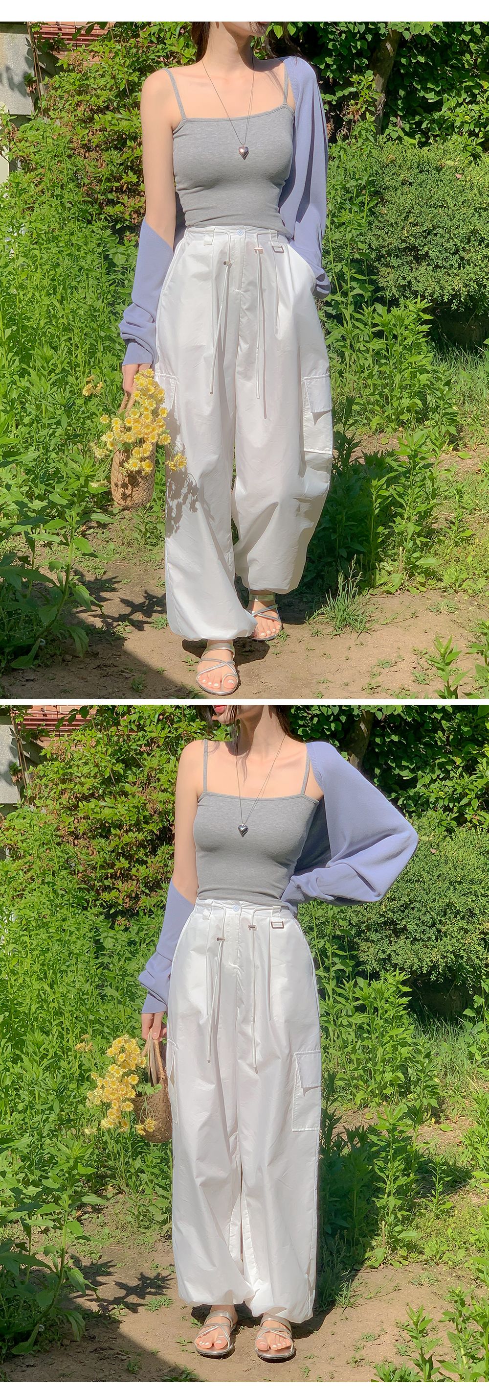 [🫰휴양지룩/여름볼레로] MADE 네오 썸머 크롭 니트 볼레로 가디건 상세 이미지 75