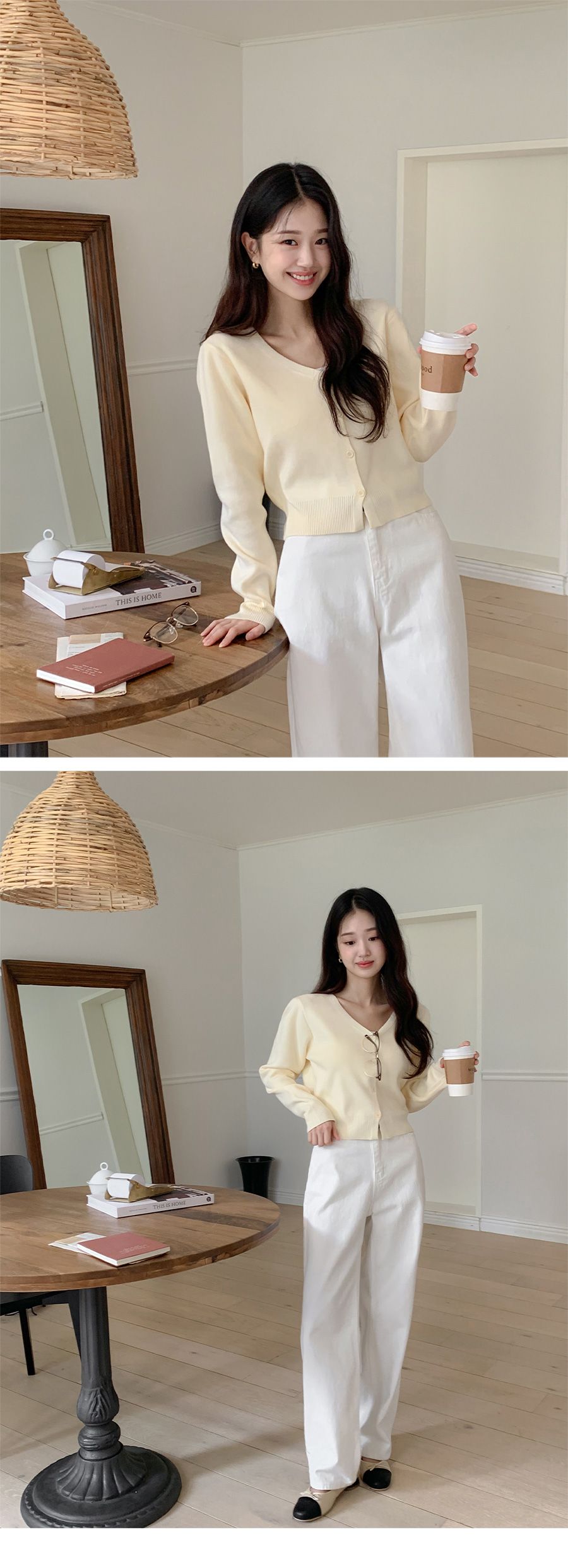 MADE 네오 브이넥 슬릿 가디건(데일리룩) 상세 이미지 50