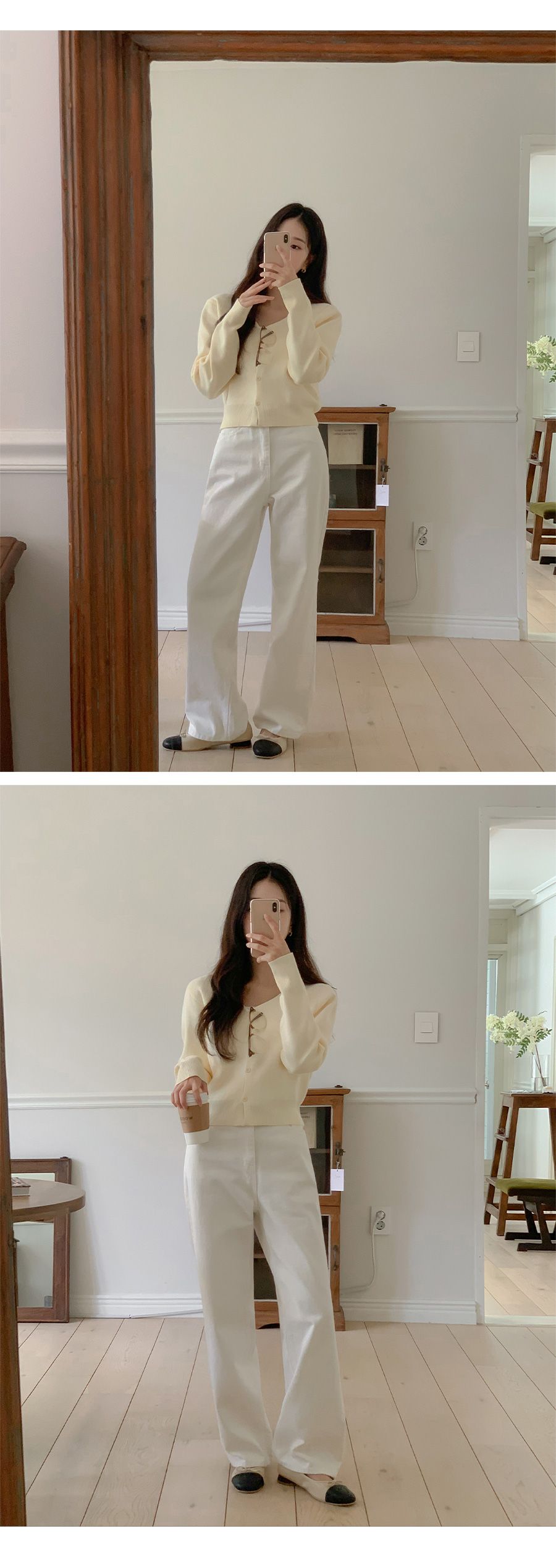 MADE 네오 브이넥 슬릿 가디건(데일리룩) 상세 이미지 56