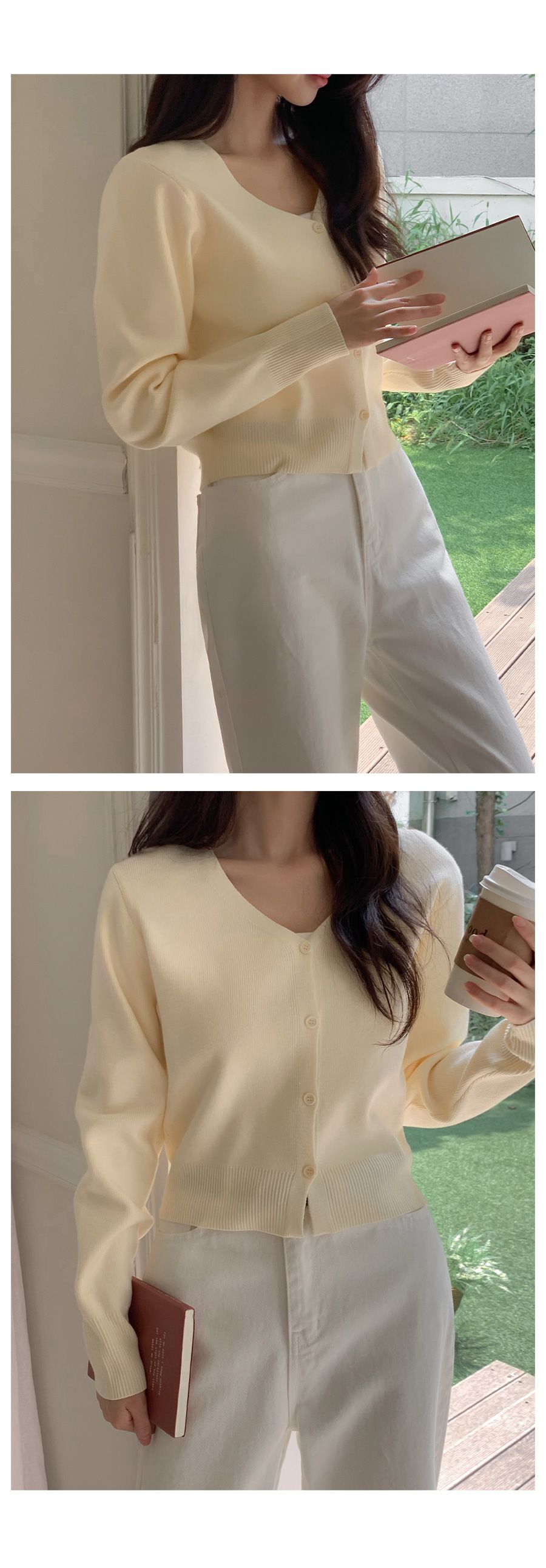 MADE 네오 브이넥 슬릿 가디건(데일리룩) 상세 이미지 65
