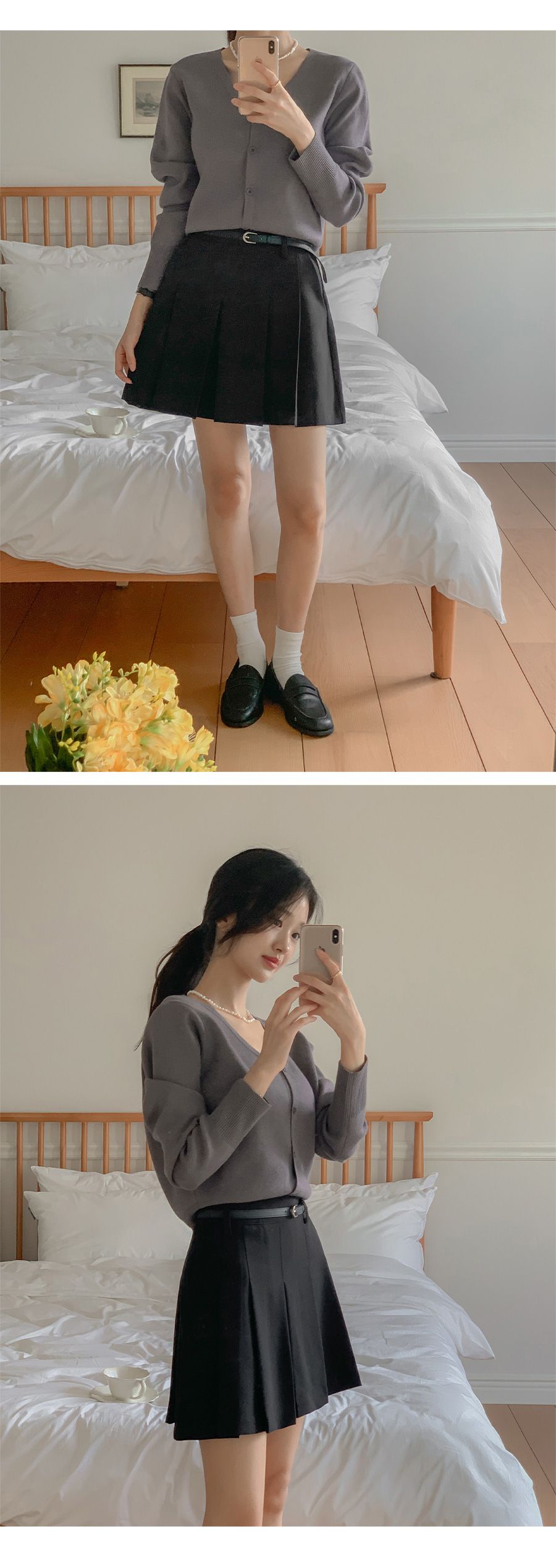 MADE 네오 브이넥 슬릿 가디건(데일리룩) 상세 이미지 68