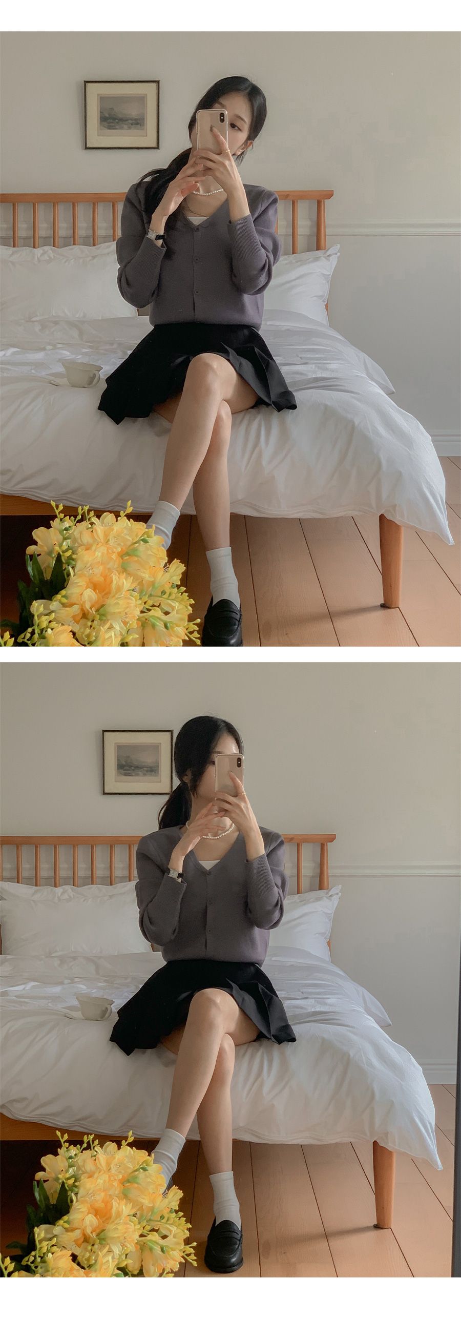 MADE 네오 브이넥 슬릿 가디건(데일리룩) 상세 이미지 70