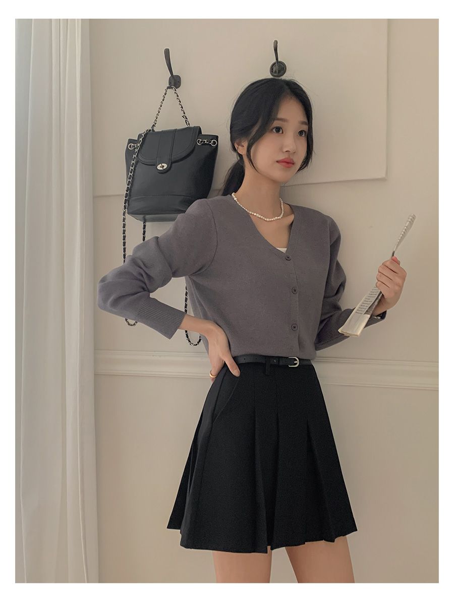 MADE 네오 브이넥 슬릿 가디건(데일리룩) 상세 이미지 72