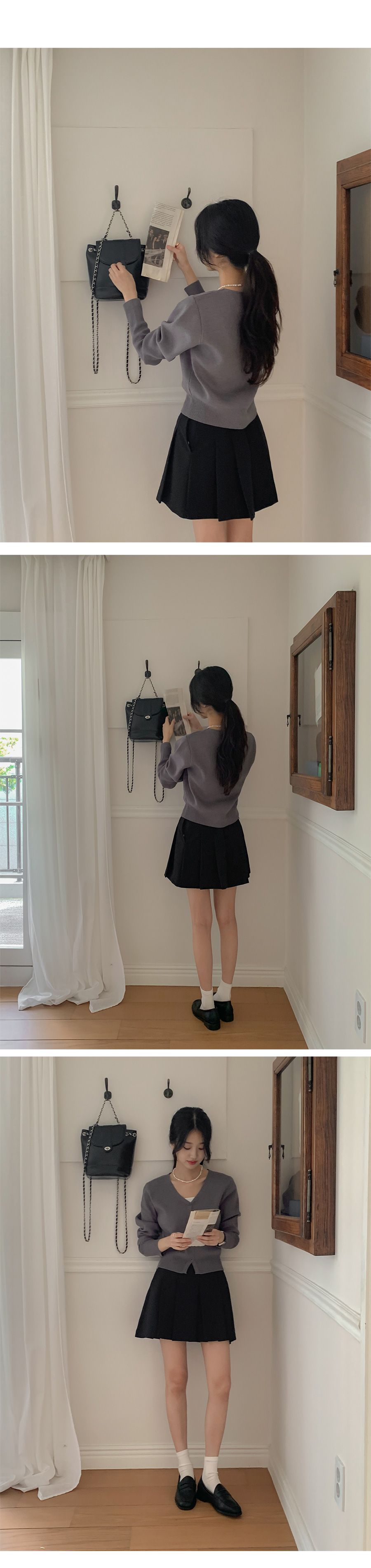 MADE 네오 브이넥 슬릿 가디건(데일리룩) 상세 이미지 73