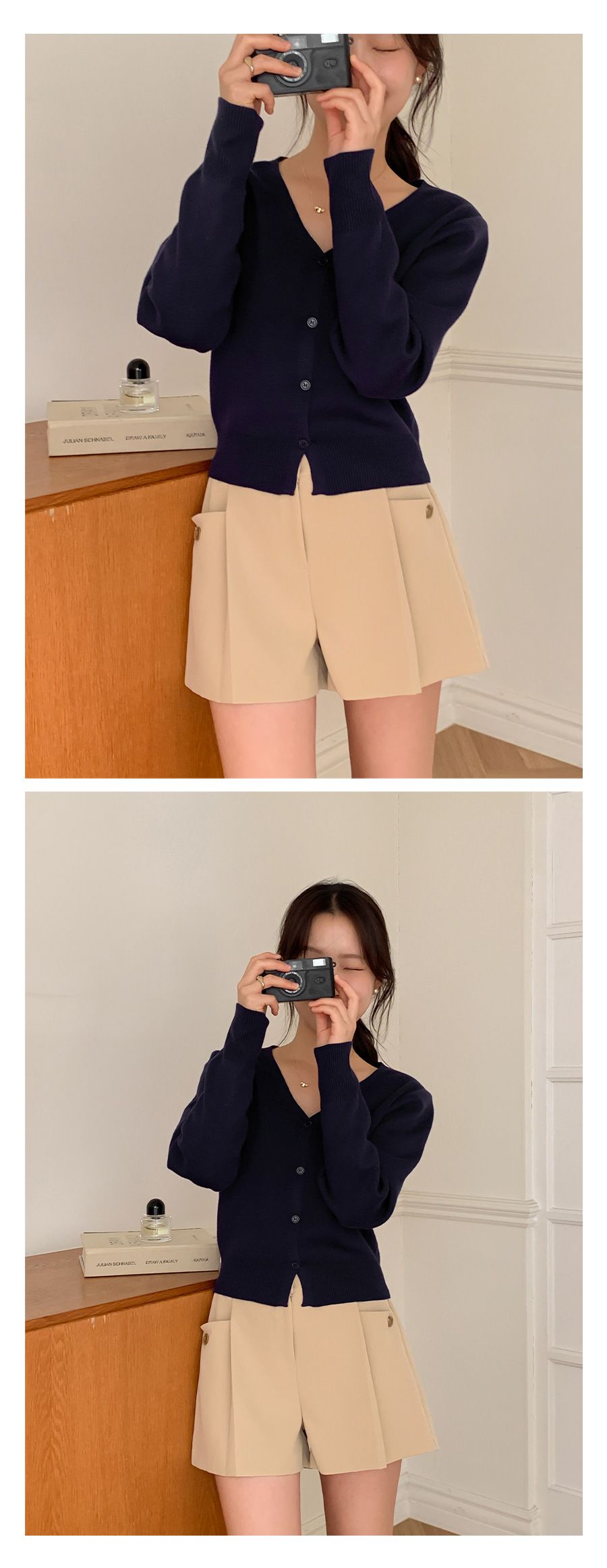 MADE 네오 브이넥 슬릿 가디건(데일리룩) 상세 이미지 37