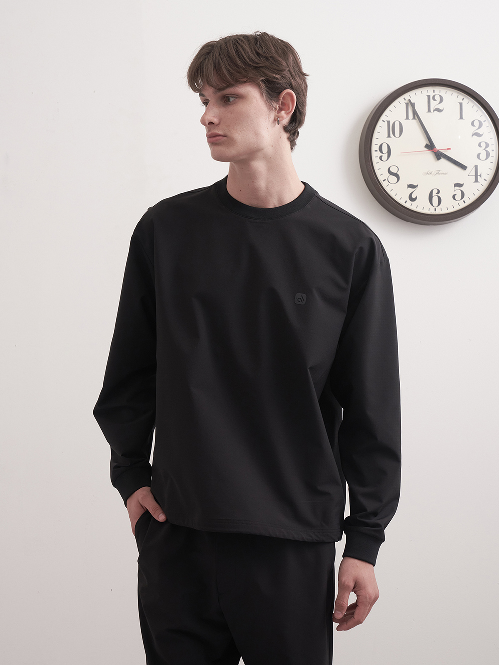 BRUNOBAFFI ブリュノバフィ ウーブンセットアップラウンドTシャツ 画像 4