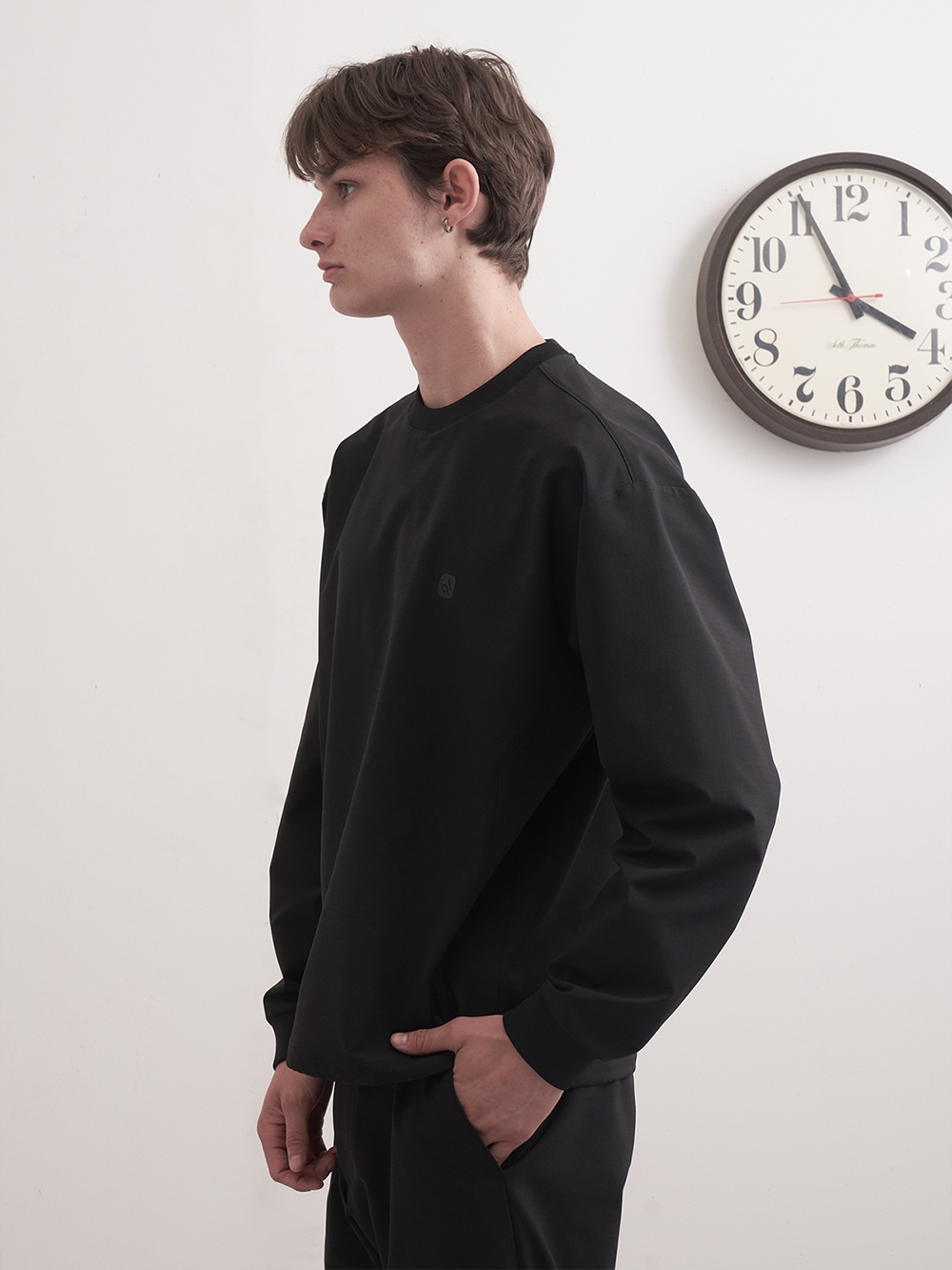 BRUNOBAFFI ブリュノバフィ ウーブンセットアップラウンドTシャツ 画像 6